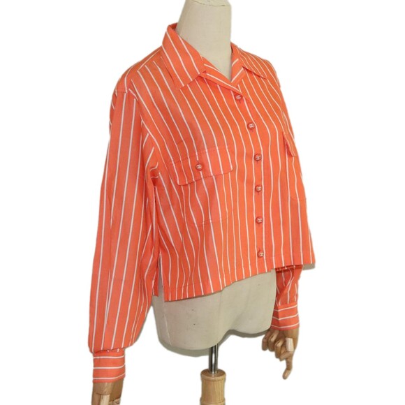 CHANEL Handbags - Chanel Shirt Cotton Orange CC